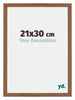 Mura MDF Bilderrahmen 21x30cm Eiken Rustiek Vorne Messe | Yourdecoration.at