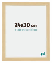 Mura MDF Bilderrahmen 24x30cm Ahorn Dekor Vorne Messe | Yourdecoration.at