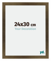 Mura MDF Bilderrahmen 24x30cm Bronze Dekor Vorne Messe | Yourdecoration.at