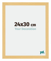 Mura MDF Bilderrahmen 24x30cm Buche Dekor Vorne Messe | Yourdecoration.at