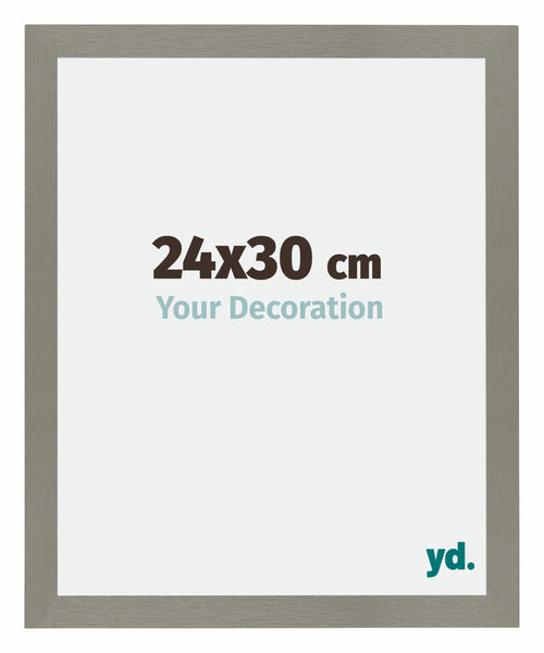 Mura MDF Bilderrahmen 24x30cm Grau Vorne Messe | Yourdecoration.at