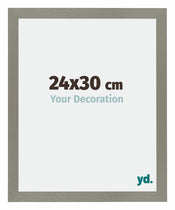 Mura MDF Bilderrahmen 24x30cm Grau Vorne Messe | Yourdecoration.at