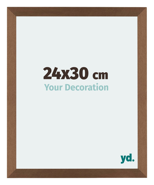 Mura MDF Bilderrahmen 24x30cm Kupfer Dekor Vorne Messe | Yourdecoration.at