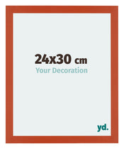 Mura MDF Bilderrahmen 24x30cm Orange Vorne Messe | Yourdecoration.at