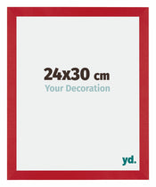 Mura MDF Bilderrahmen 24x30cm Rot Vorne Messe | Yourdecoration.at