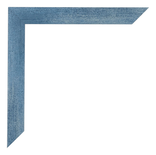 Mura MDF Bilderrahmen 24x32cm Hellblau Gewischt Detail Ecke | Yourdecoration.at