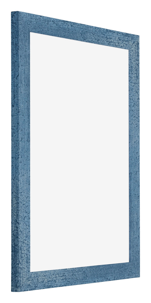 Mura MDF Bilderrahmen 24x32cm Hellblau Gewischt Vorne Schrag | Yourdecoration.at