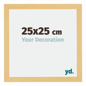 Mura MDF Bilderrahmen 25x25cm Buche Dekor Vorne Messe | Yourdecoration.at