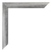 Mura MDF Bilderrahmen 25x25cm Grau Gewischt Detail Ecke | Yourdecoration.at