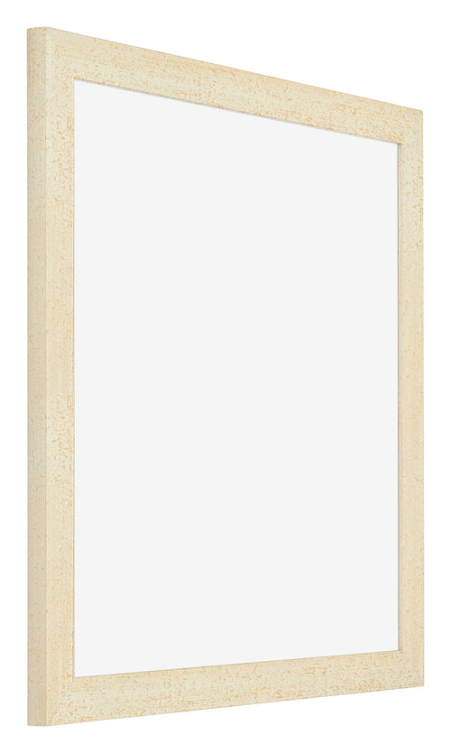 Mura MDF Bilderrahmen 25x25cm Sand Gewischt Vorne Schrag | Yourdecoration.at