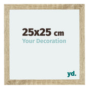 Mura MDF Bilderrahmen 25x25cm Sonoma Eiche Vorne Messe | Yourdecoration.at