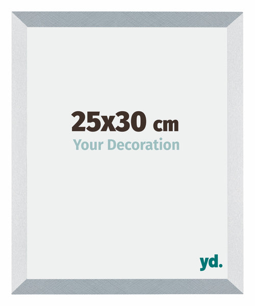 Mura MDF Bilderrahmen 25x30cm Aluminium Geburstet Vorne Messe | Yourdecoration.at