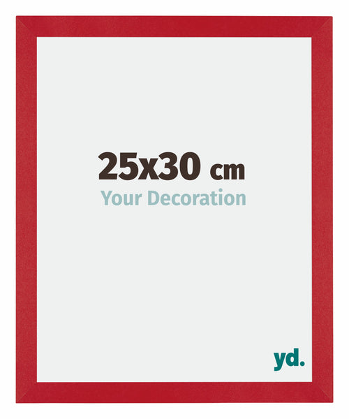 Mura MDF Bilderrahmen 25x30cm Rot Vorne Messe | Yourdecoration.at