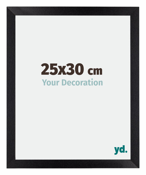 Mura MDF Bilderrahmen 25x30cm Schwarz Matt Vorne Messe | Yourdecoration.at