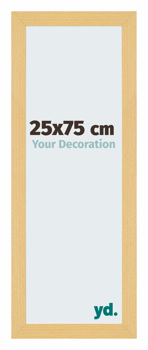 Mura MDF Bilderrahmen 25x75cm Buche Dekor Vorne Messe | Yourdecoration.at