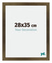 Mura MDF Bilderrahmen 28x35cm Bronze Dekor Vorne Messe | Yourdecoration.at