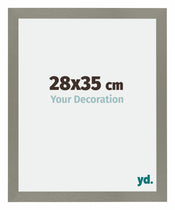 Mura MDF Bilderrahmen 28x35cm Grau Vorne Messe | Yourdecoration.at