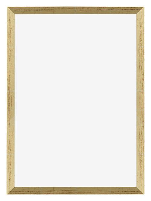 Mura MDF Bilderrahmen 29 7x42cm A3 Gold Glanz Vorne | Yourdecoration.at