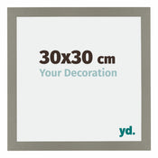 Mura MDF Bilderrahmen 30x30cm Grau Vorne Messe | Yourdecoration.at