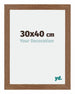 Mura MDF Bilderrahmen 30x40cm Eiken Rustiek Vorne Messe | Yourdecoration.at