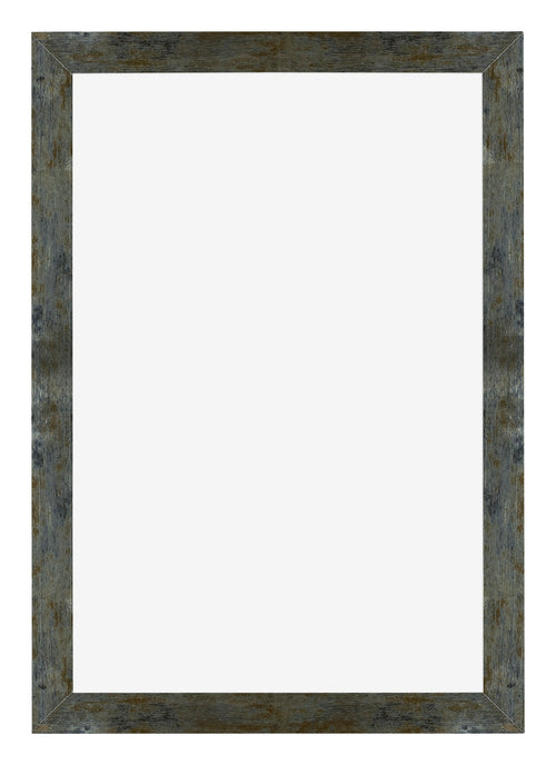 Mura MDF Bilderrahmen 30x45cm Blau Gold Meliert Vorne | Yourdecoration.at