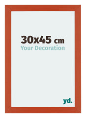 Mura MDF Bilderrahmen 30x45cm Orange Vorne Messe | Yourdecoration.at