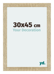 Mura MDF Bilderrahmen 30x45cm Sonoma Eiche Vorne Messe | Yourdecoration.at