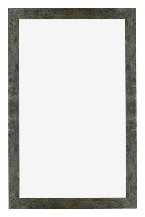 Mura MDF Bilderrahmen 30x50cm Blau Gold Meliert Vorne | Yourdecoration.at