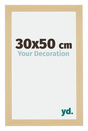 Mura MDF Bilderrahmen 30x50cm Buche Dekor Vorne Messe | Yourdecoration.at