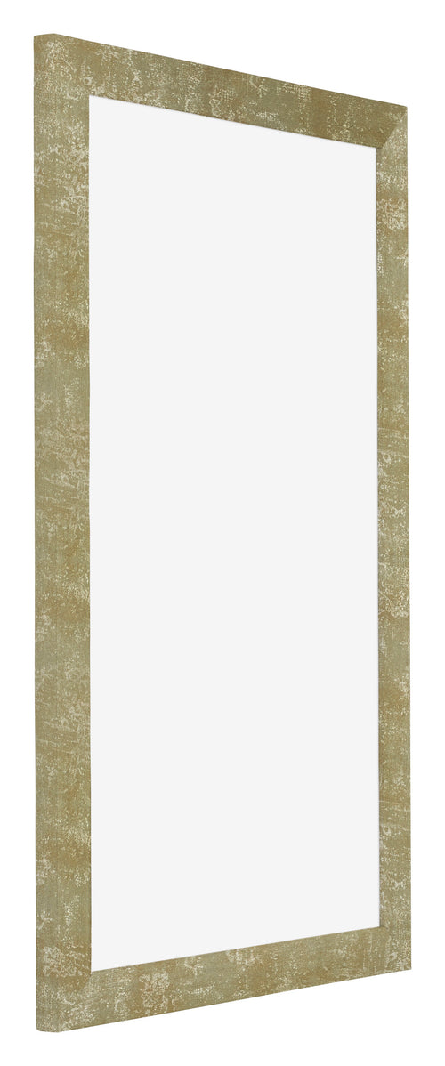 Mura MDF Bilderrahmen 30x50cm Gold Antik Vorne Schrag | Yourdecoration.at