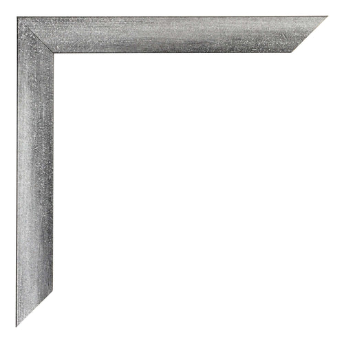 Mura MDF Bilderrahmen 30x60cm Grau Gewischt Detail Ecke | Yourdecoration.at