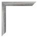 Mura MDF Bilderrahmen 30x60cm Grau Gewischt Detail Ecke | Yourdecoration.at