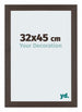 Mura MDF Bilderrahmen 32x45cm Eiche Dunkel Vorne Messe | Yourdecoration.at