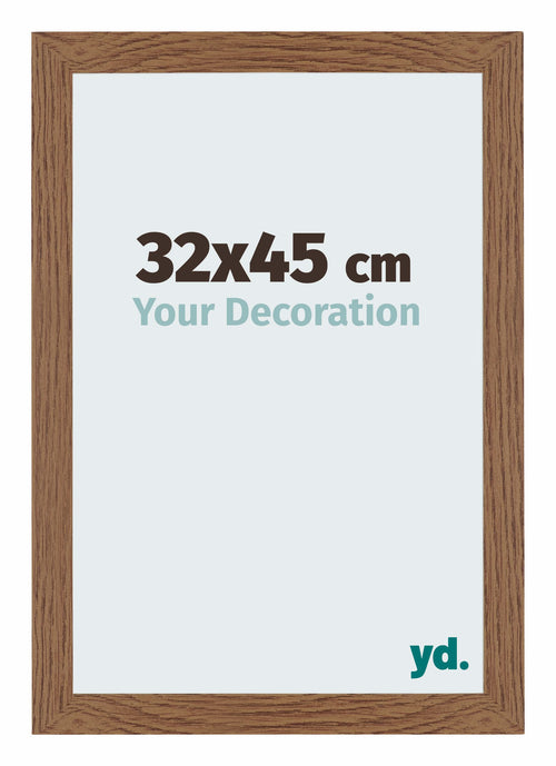 Mura MDF Bilderrahmen 32x45cm Eiche Rustikal Vorne Messe | Yourdecoration.at