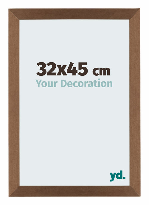 Mura MDF Bilderrahmen 32x45cm Kupfer Dekor Vorne Messe | Yourdecoration.at