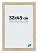 Mura MDF Bilderrahmen 32x45cm Sonoma Eiche Vorne Messe | Yourdecoration.at