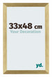 Mura MDF Bilderrahmen 33x48cm Goldglanz Vorne Messe | Yourdecoration.at