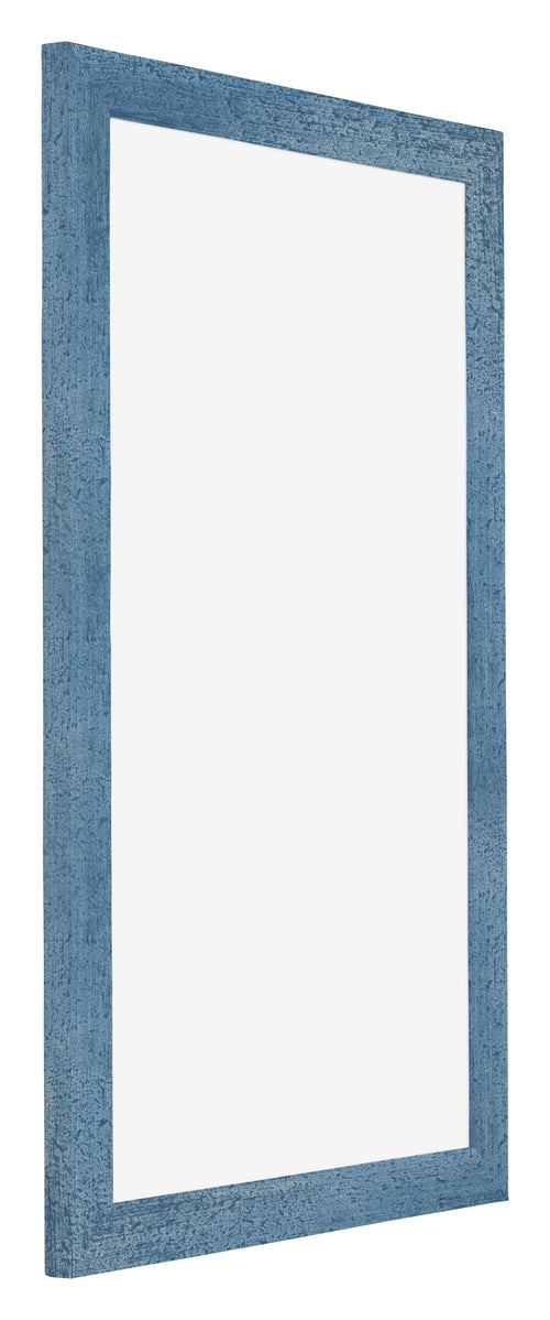 Mura MDF Bilderrahmen 33x48cm Hellblau Gewischt Vorne Schrag | Yourdecoration.at