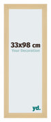 Mura MDF Bilderrahmen 33x98cm Ahorn Dekor Vorne Messe | Yourdecoration.at