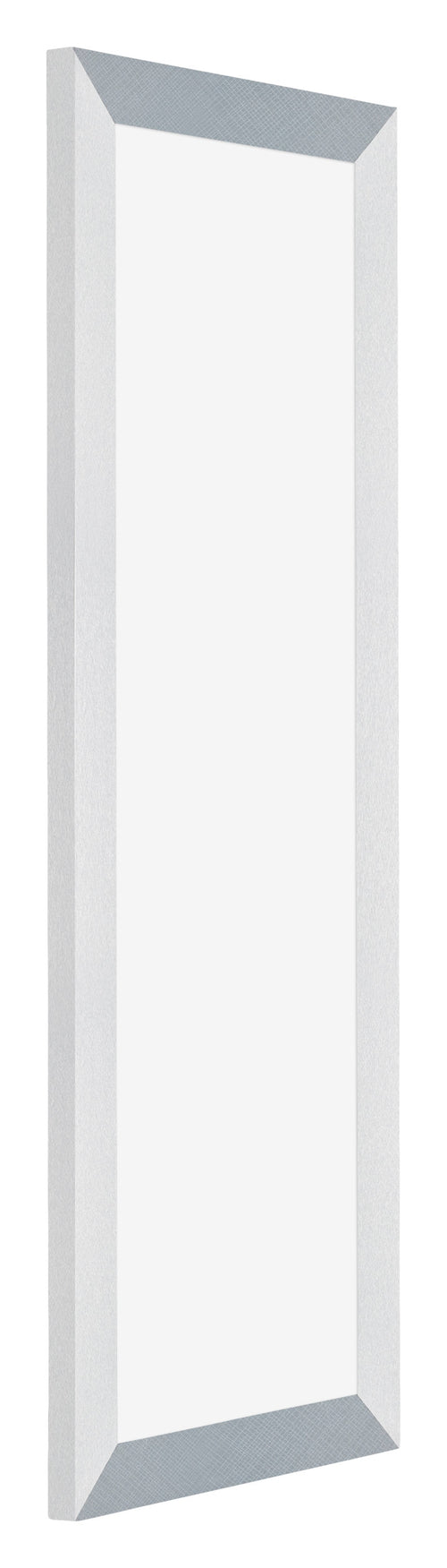 Mura MDF Bilderrahmen 33x98cm Aluminium Gebürstet Vorne Schrag | Yourdecoration.at