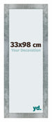 Mura MDF Bilderrahmen 33x98cm Eisen Gewischt Vorne Messe | Yourdecoration.at