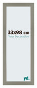 Mura MDF Bilderrahmen 33x98cm Grau Vorne Messe | Yourdecoration.at