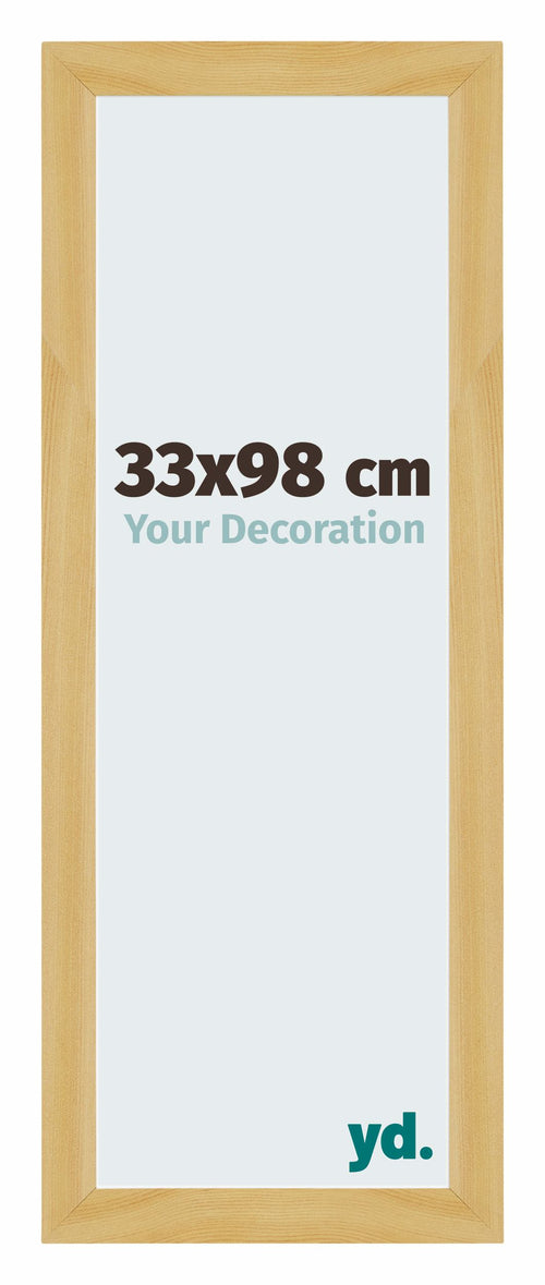 Mura MDF Bilderrahmen 33x98cm Kiefe Dekor Vorne Messe | Yourdecoration.at