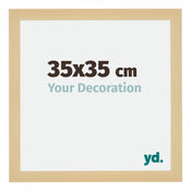 Mura MDF Bilderrahmen 35x35cm Ahorn Dekor Vorne Messe | Yourdecoration.at