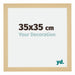 Mura MDF Bilderrahmen 35x35cm Ahorn Dekor Vorne Messe | Yourdecoration.at