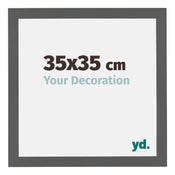 Mura MDF Bilderrahmen 35x35cm Antrazit Messe | Yourdecoration.at