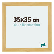 Mura MDF Bilderrahmen 35x35cm Kiefer Dekor Vorne Messe | Yourdecoration.at