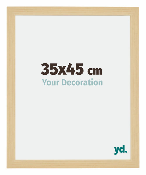 Mura MDF Bilderrahmen 35x45cm Ahorn Dekor Vorne Messe | Yourdecoration.at