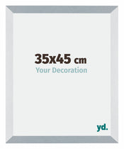 Mura MDF Bilderrahmen 35x45cm Aluminium Geburstet Vorne Messe | Yourdecoration.at