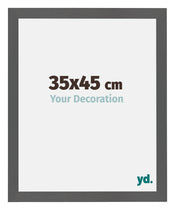 Mura MDF Bilderrahmen 35x45cm Antrazit Messe | Yourdecoration.at